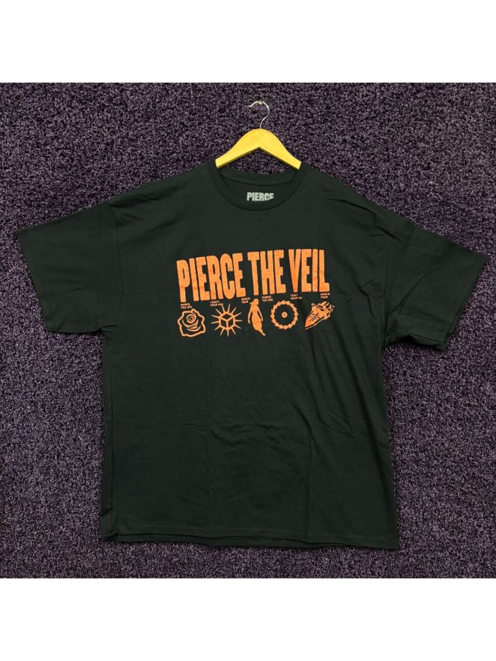 Pierce the Veil I Cant Hear You World Tour Emo T-Shirt 2X